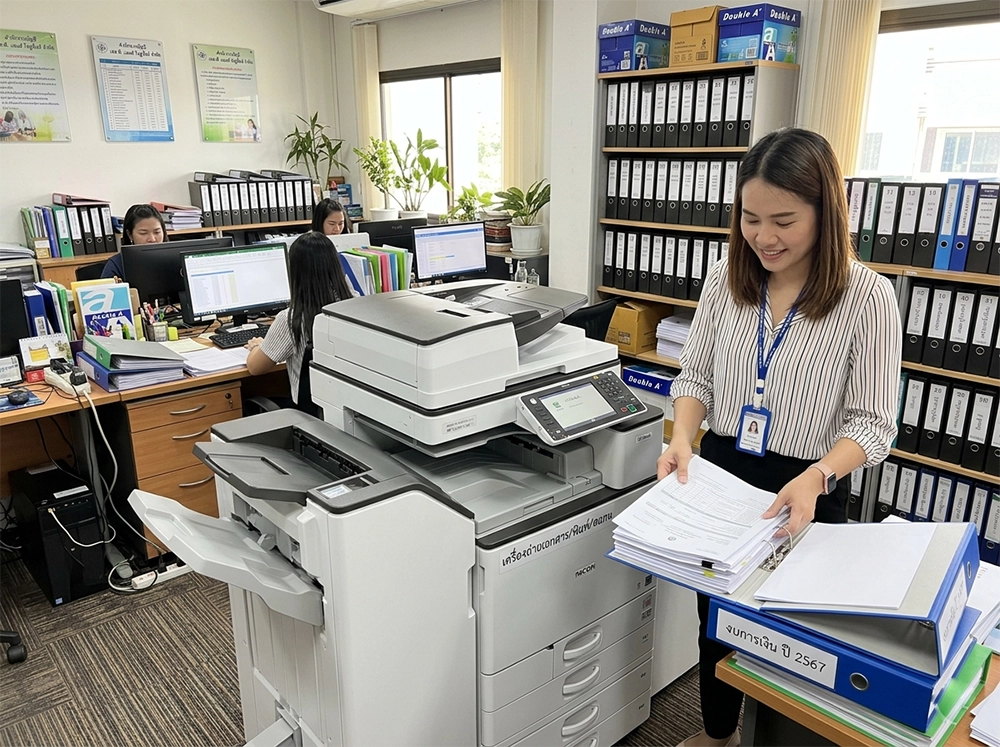 เครื่องถ่ายเอกสารสำนักงานบัญชี